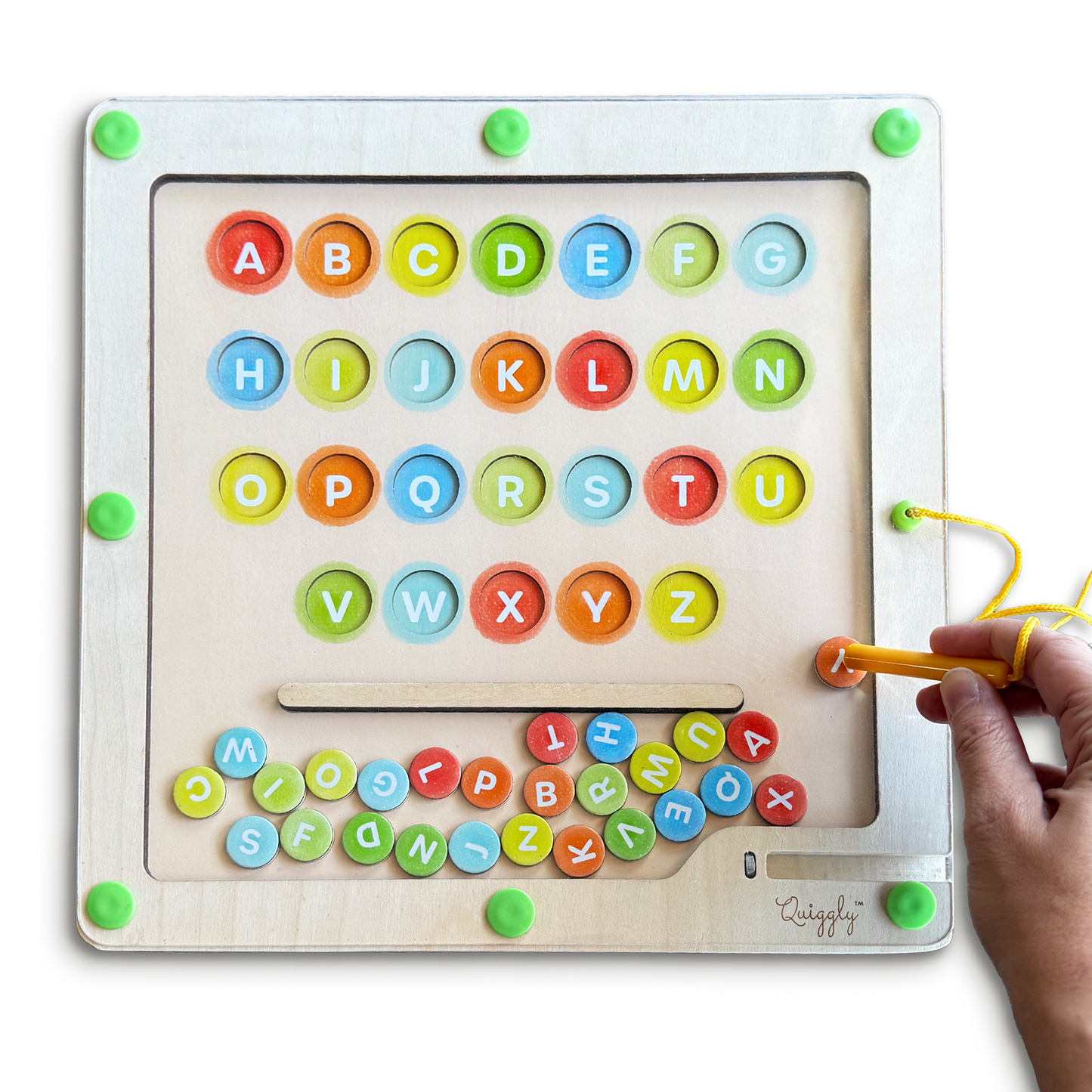 Magnetic Alphabet & Color Maze in action