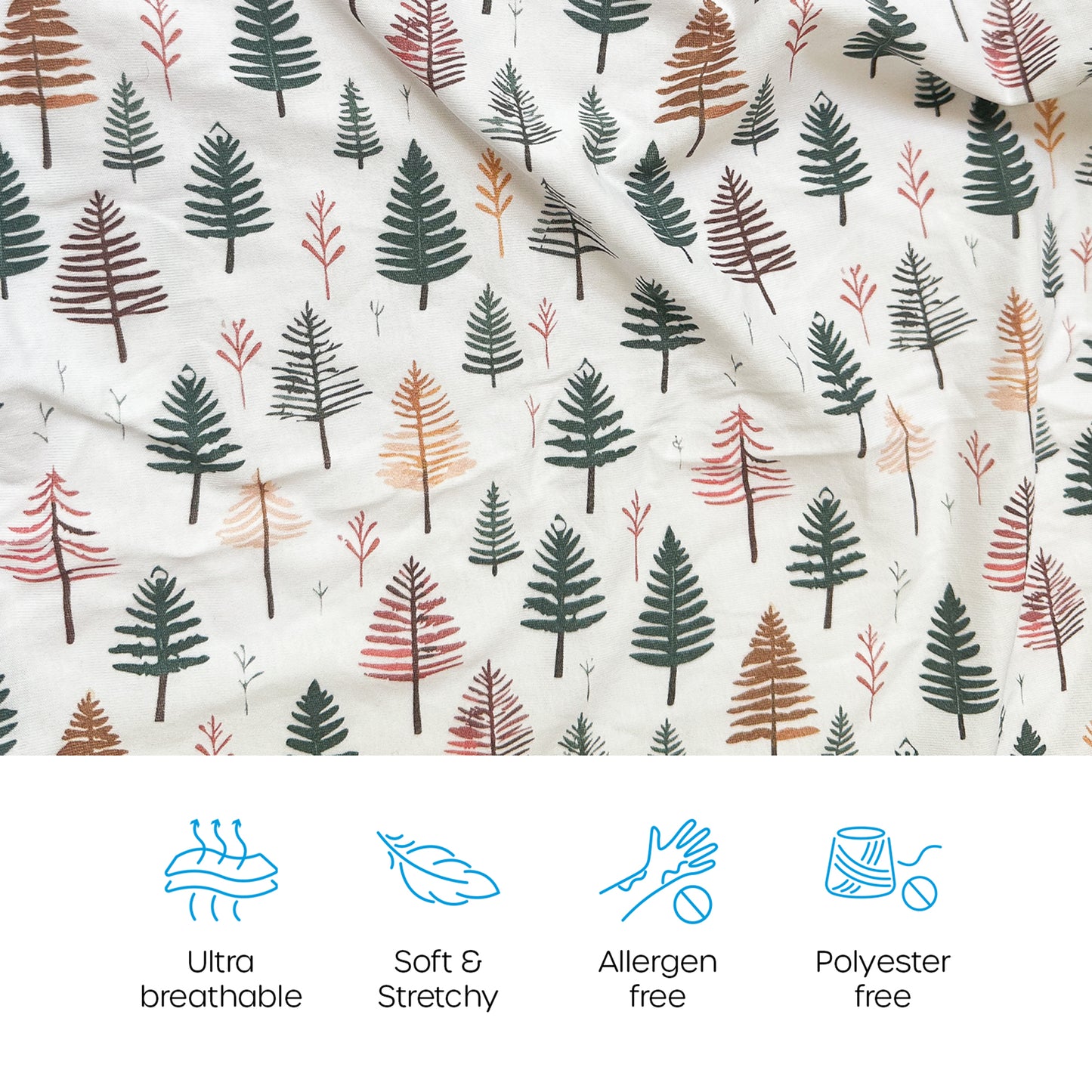 Guava Lotus Travel & Bassinet Crib Sheets
