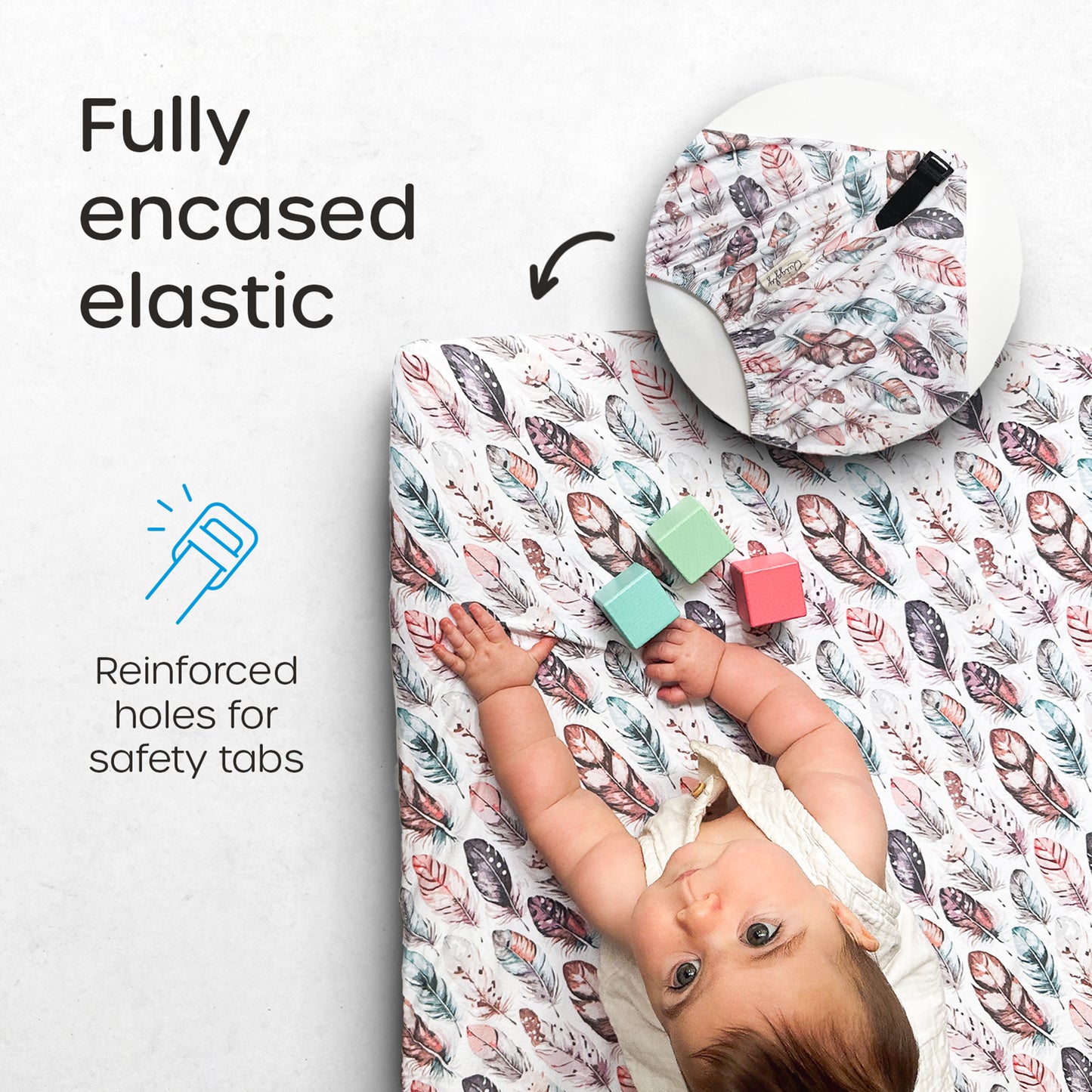 Guava Lotus Travel & Bassinet Crib Sheets