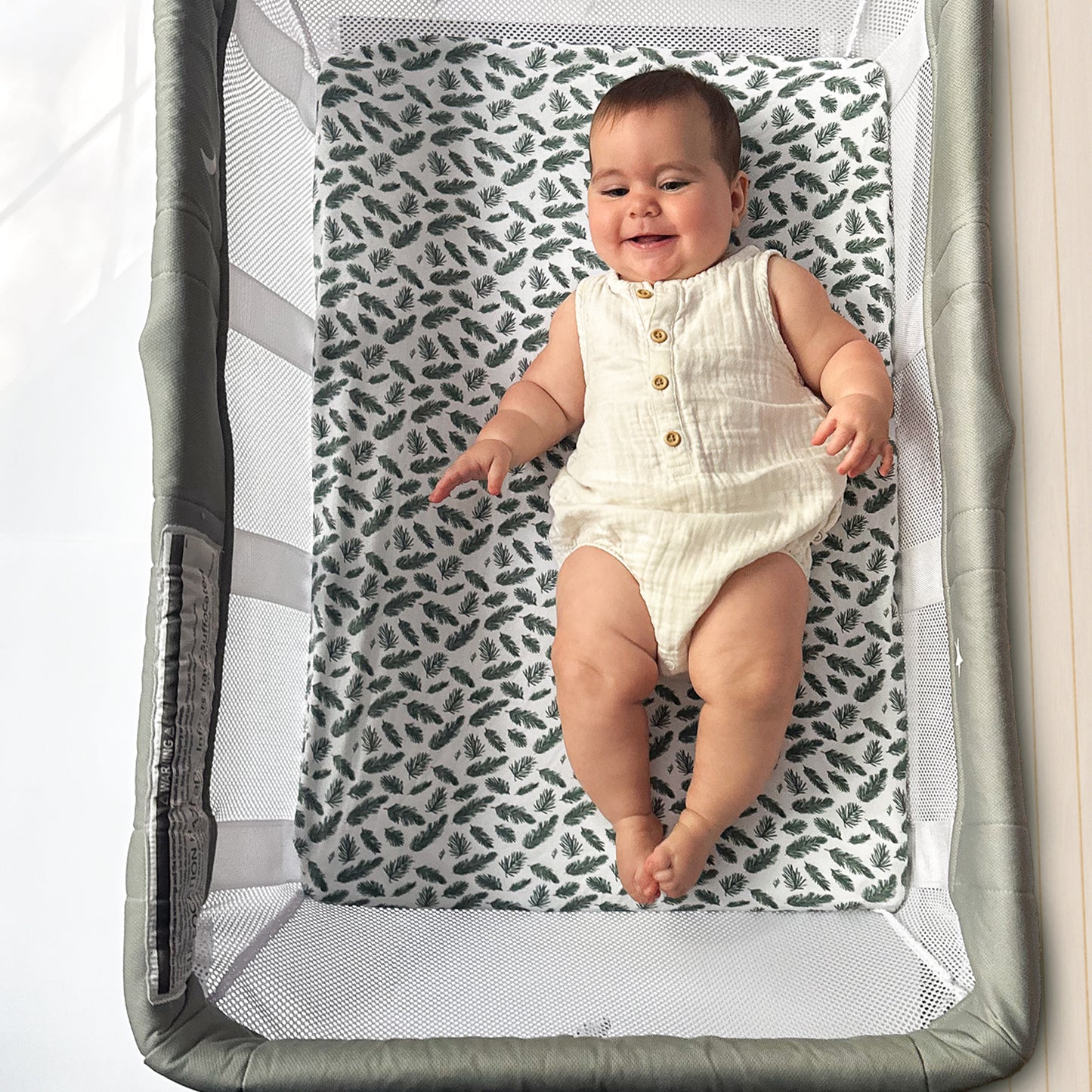 Guava Lotus Travel & Bassinet Crib Sheets