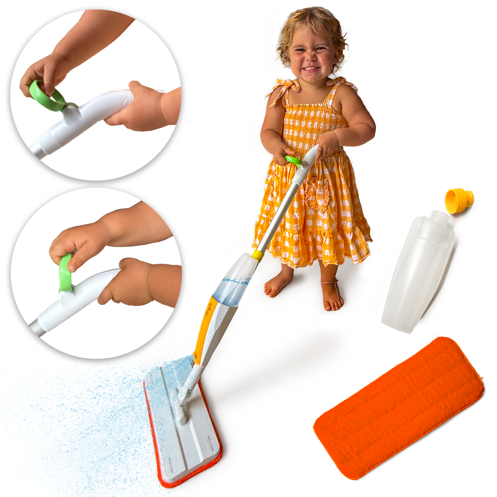 Quiggly toddler real spray mop