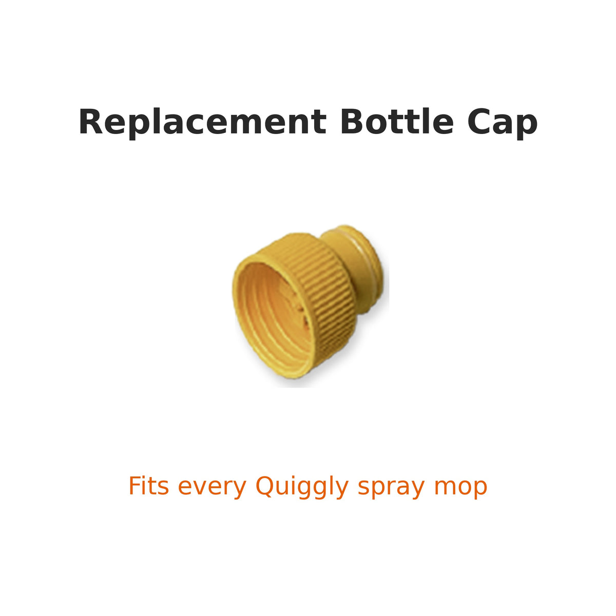Replacement Bottle Cap + Mop Pad 2-Pack