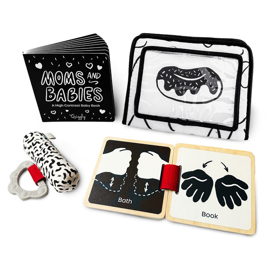 5-in-1 High Contrast Newborn Toy Set
