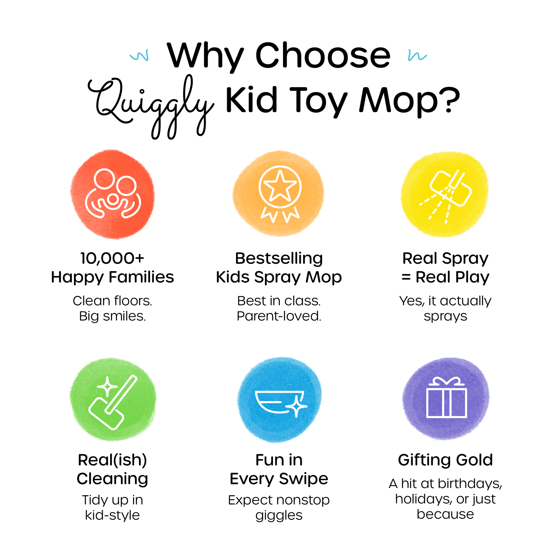 Kid cleaning spray mop, a Montessori play favorite for over 10,000 families
