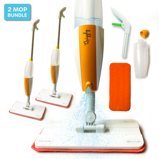 Quiggly Kid Toy Spray Mop - 2 Mop Bundle