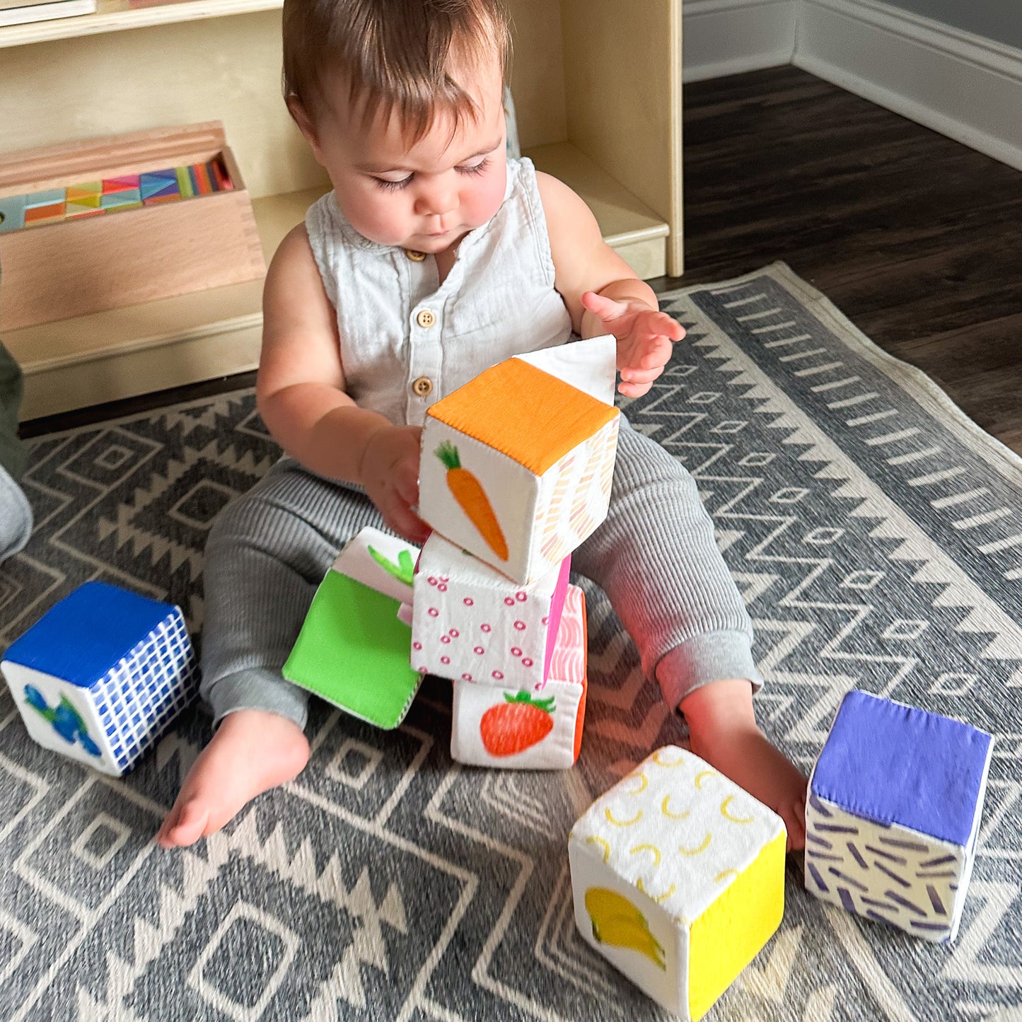 Rainbow Soft Fabric Block Set