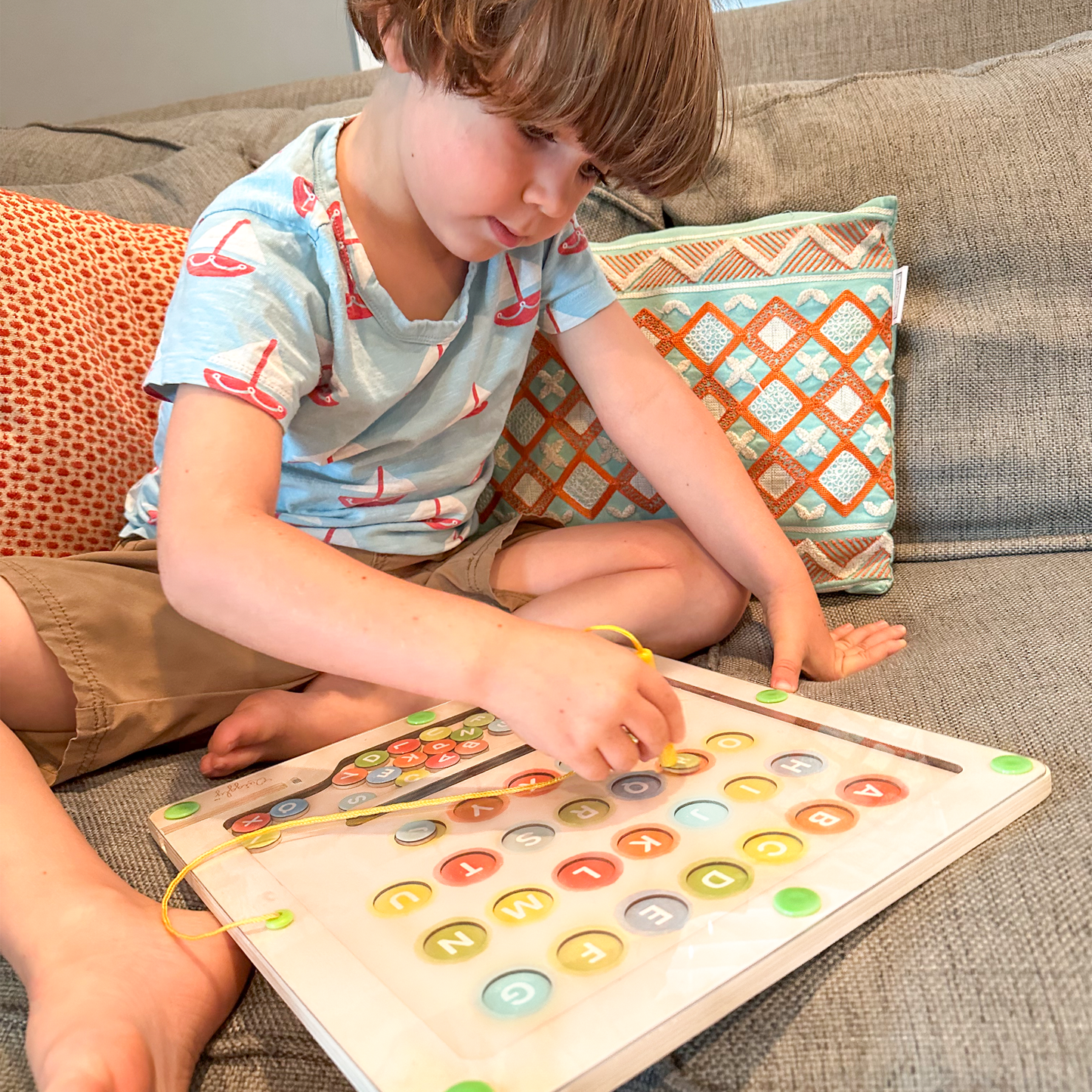 Magnetic Alphabet and Color Maze