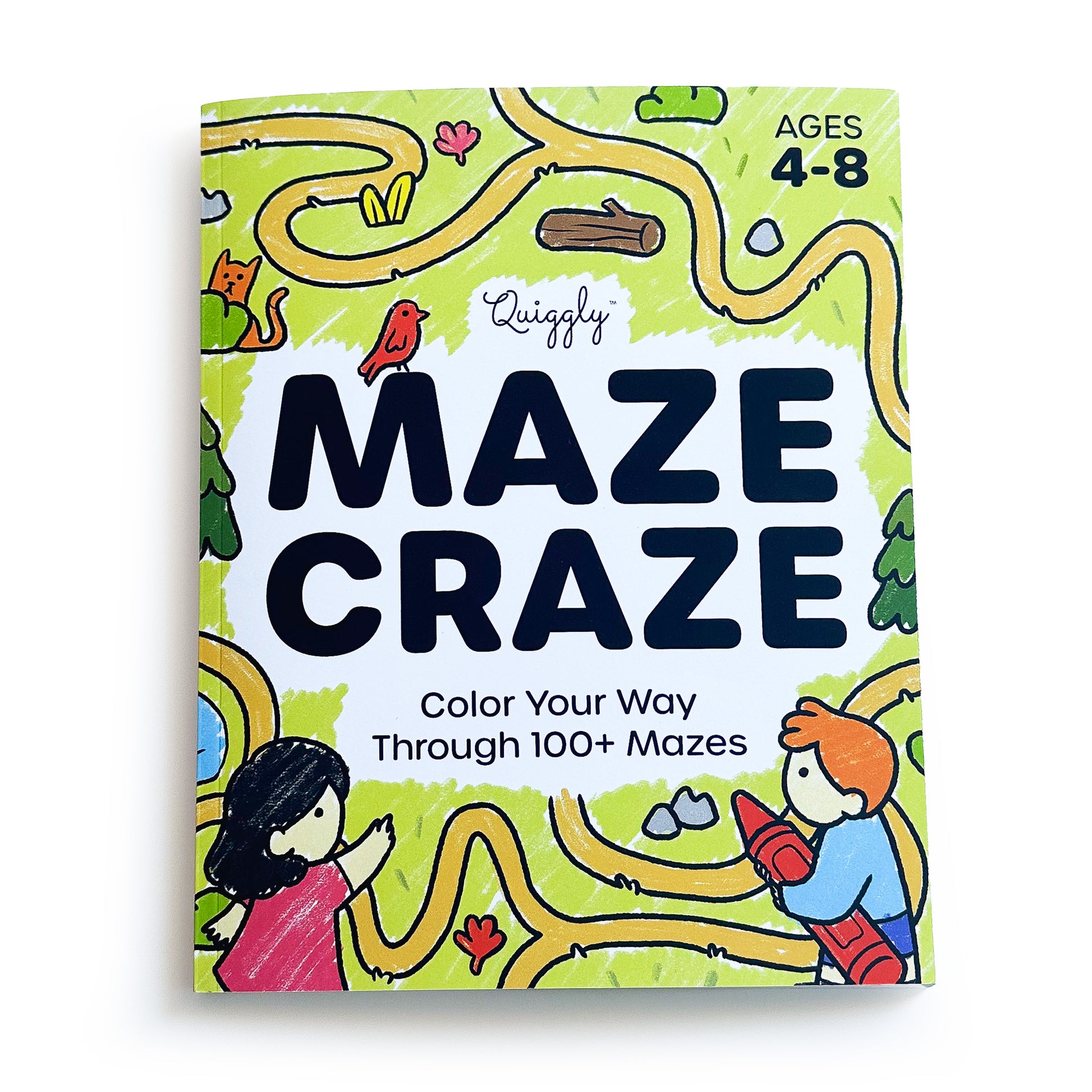 Quiggly Maze Craze activity book for kids ages 4–8