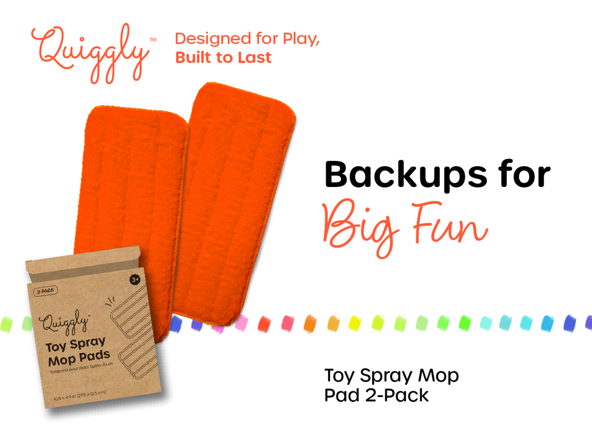 Toy Spray Mop Pad 2-Pack - Backups for Big Fun