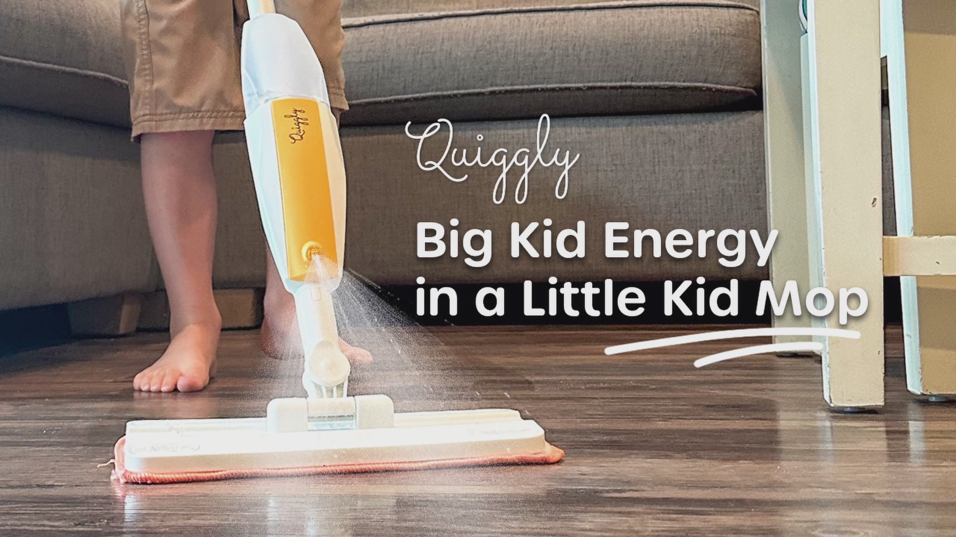 An assembly video showing the quick and easy way to use the kid toy spray mop